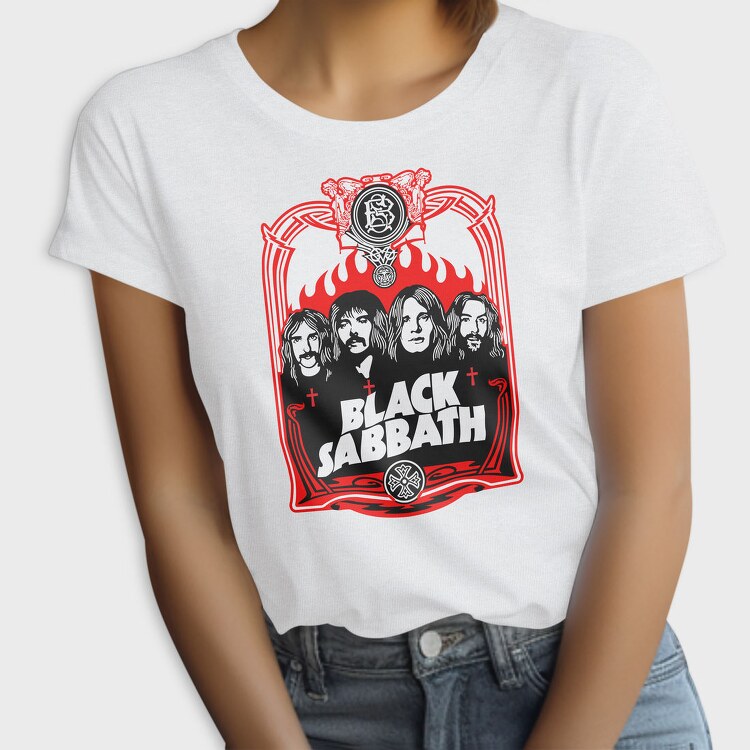 BLACK SABBATH Art design1, Tricou Femei