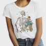 Skeleton Watering the Plant, Tricou Femei