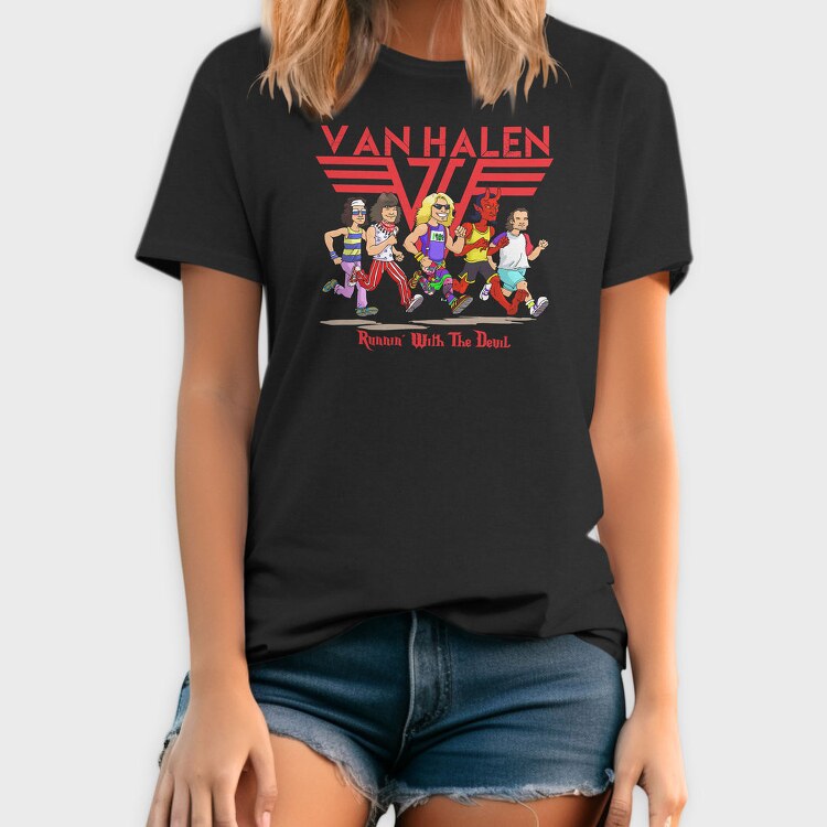 VAN HALEN Runnin with the devil, Tricou Barbati (Unisex)