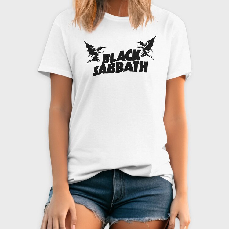 BLACK SABBATH Band logo art, Tricou Barbati (Unisex)
