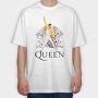 QUEEN, Tricou Oversize Barbati (Unisex)