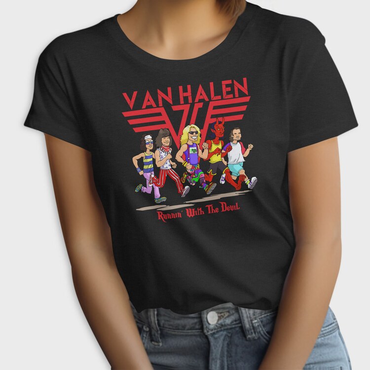 VAN HALEN Runnin with the devil, Tricou Femei