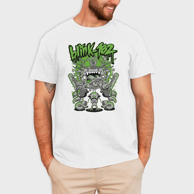 BLINK 182 Art1, Tricou Barbati (Unisex)
