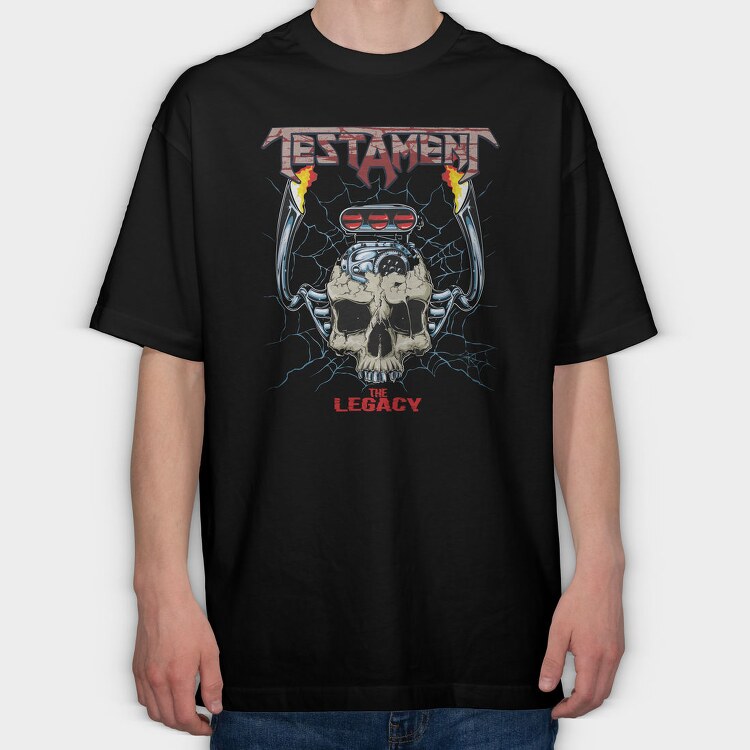 TESTAMENT, Tricou Oversize Barbati (Unisex)