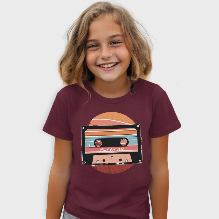 Vintage Cassette Design, Tricou Copii