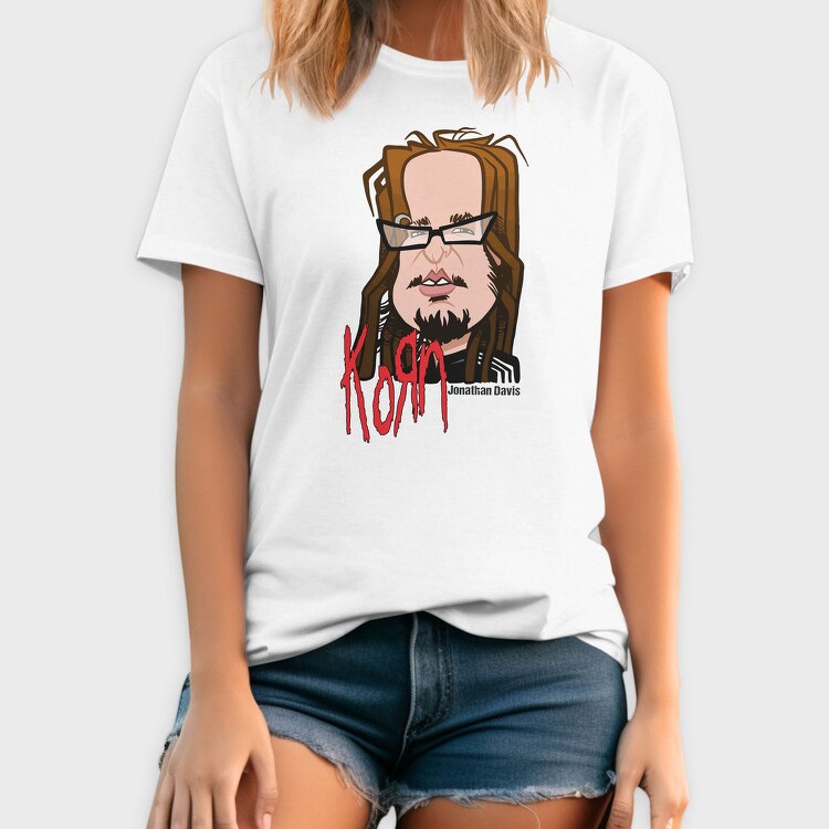 KORN Jonathan Davis, Tricou Barbati (Unisex)