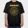 RAMONES Pres. Logo, Tricou Oversize Barbati (Unisex)