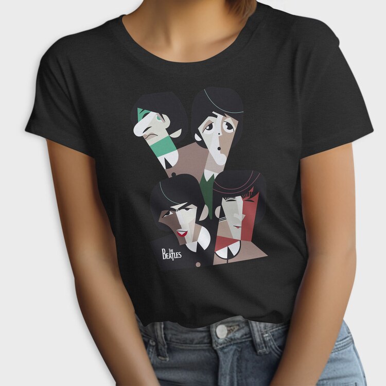 THE BEATLES Art1, Tricou Femei