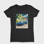 Coastal Speed Car Palm Ocean, Tricou Femei