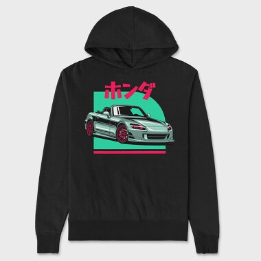 Jdm Silvia Red Japanese Cones, Hanorac Oversize Barbati (Unisex)