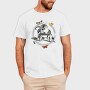 Vintage Cats Butterflies, Tricou Barbati (Unisex)
