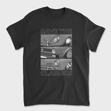 Save The Classics 1960S Car Artwork, Tricou Barbati (Unisex)