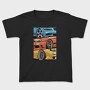 Sports Cars Stance Red Blue Orange, Tricou Copii