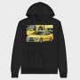 Yellow Bmw 5 Series Fast Mod, Hanorac Oversize Barbati (Unisex)