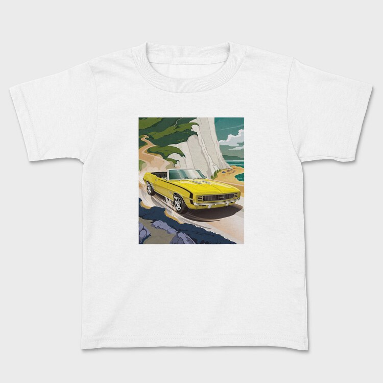 Yellow Chevy Camaro Coastal Cruise, Tricou Copii