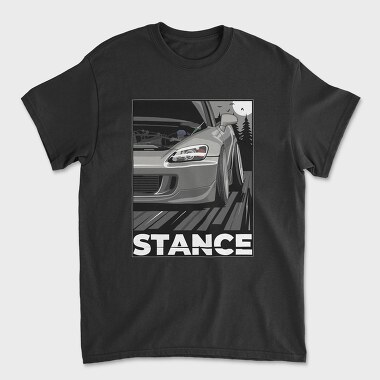 Stance Car Night Road, Tricou Barbati (Unisex)