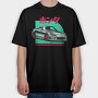 Jdm Silvia Red Japanese Cones, Tricou Oversize Barbati (Unisex)
