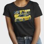 Yellow Bmw 5 Series Fast Mod, Tricou Femei