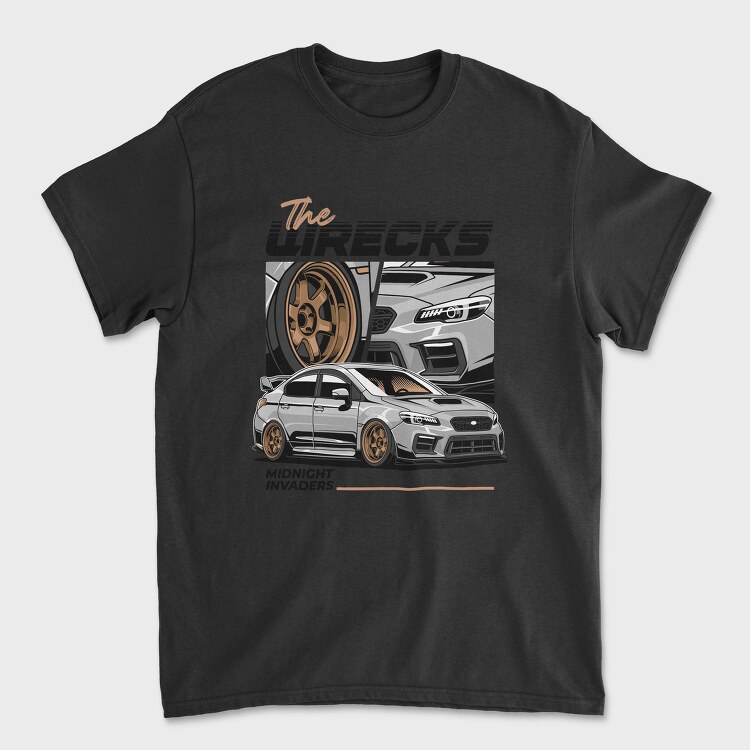 Silver Wrx Wrecked Night, Tricou Barbati (Unisex)