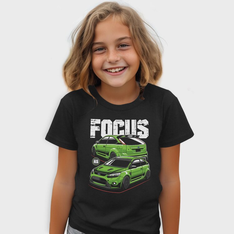 Green Focus Rs Fast Car, Tricou Copii