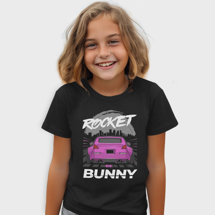 Pink Car Rocker City Skyline, Tricou Copii