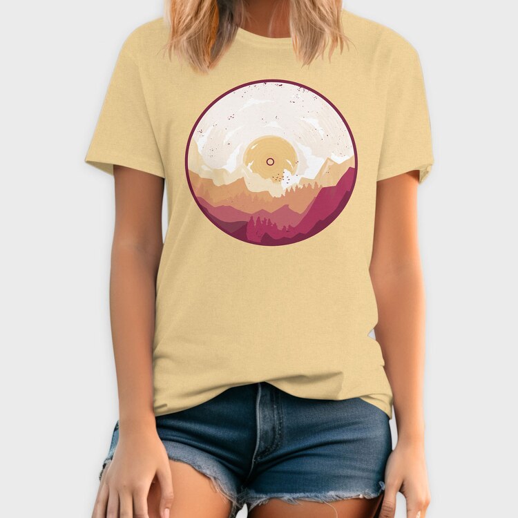 Landscape Vinyl, Tricou Barbati (Unisex)