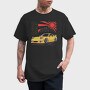 Yellow Nissan Rx7 Fast Metallic, Tricou Barbati (Unisex)