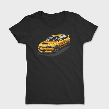 Speed Car Gold Fast Metallic, Tricou Femei