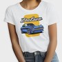 Datsun Blue Car Art, Tricou Femei