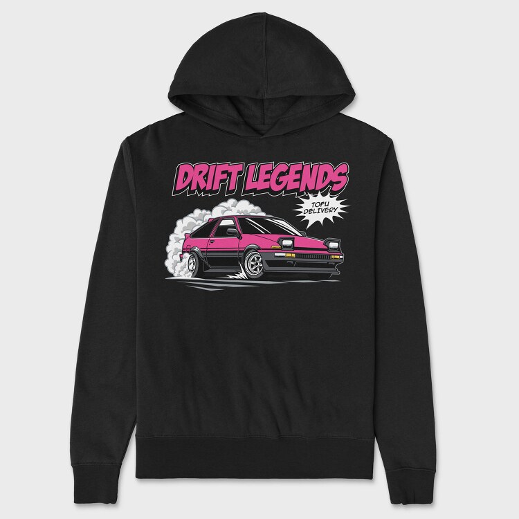 Drift Legends Tofu Delivery, Hanorac Oversize Barbati (Unisex)