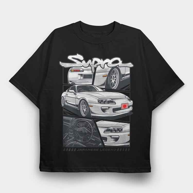 Jdm Legend, Tricou Oversize Barbati (Unisex)
