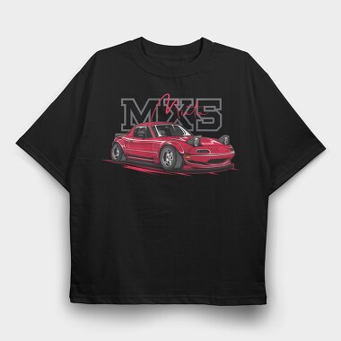 Mazda Mx5 Miata, Tricou Oversize Barbati (Unisex)