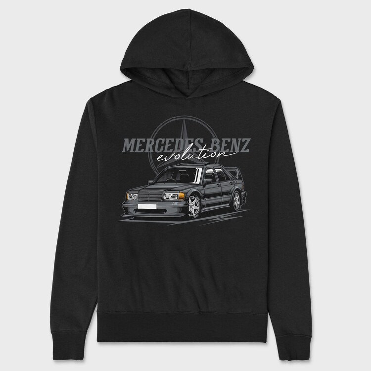 Mercedes Benz Wagon, Hanorac Oversize Barbati (Unisex)