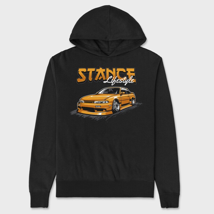 Orange Stance Style, Hanorac Oversize Barbati (Unisex)