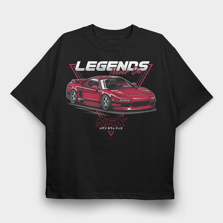 Red Nsx Speed, Tricou Oversize Barbati (Unisex)