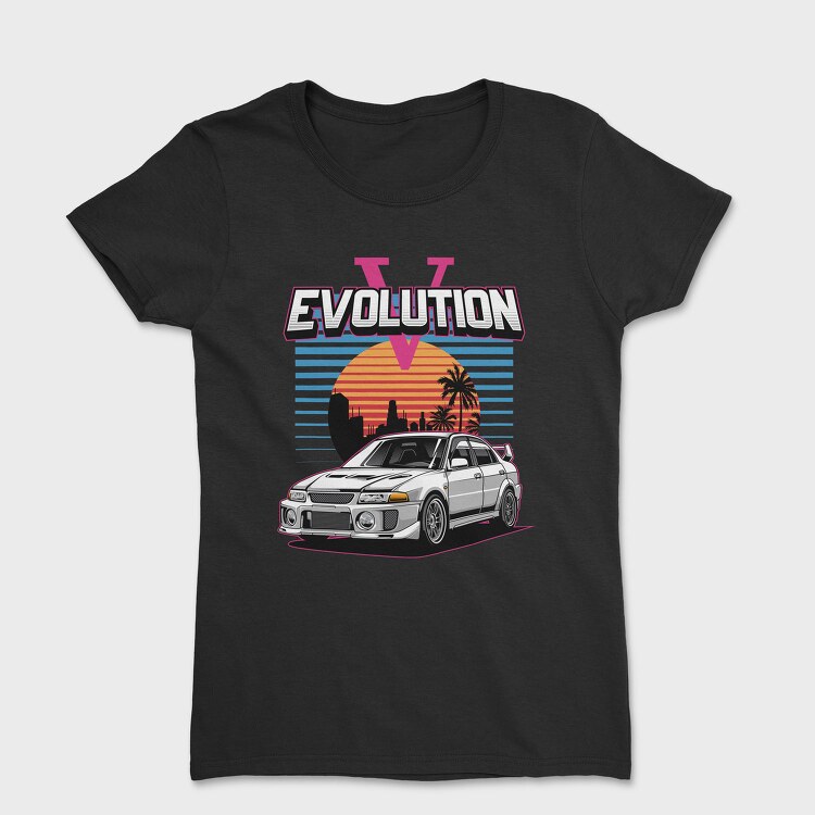 Retro Car Evolution, Tricou Femei