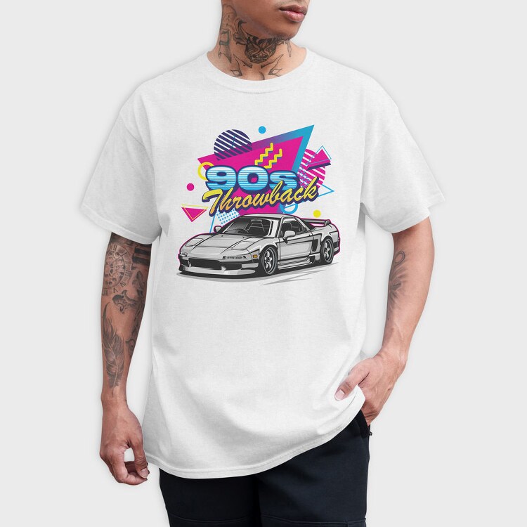 90S Throwback Car, Tricou Barbati (Unisex)