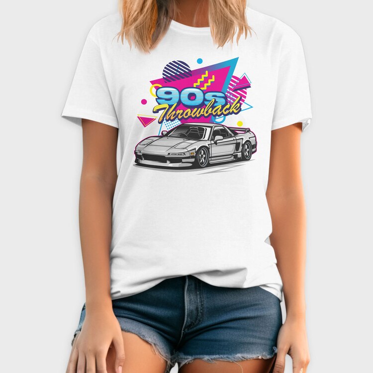 90S Throwback Car, Tricou Barbati (Unisex)