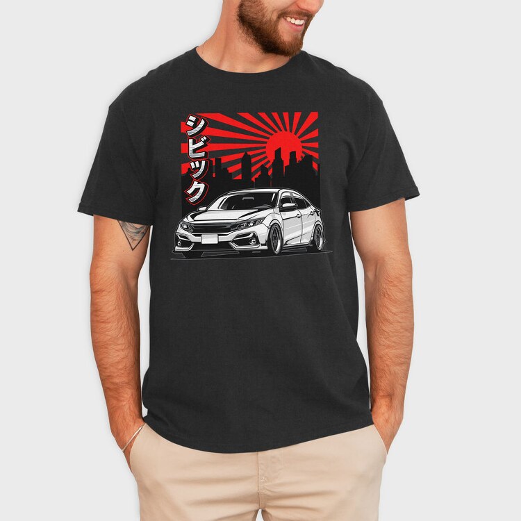 Jdm City Rush, Tricou Barbati (Unisex)