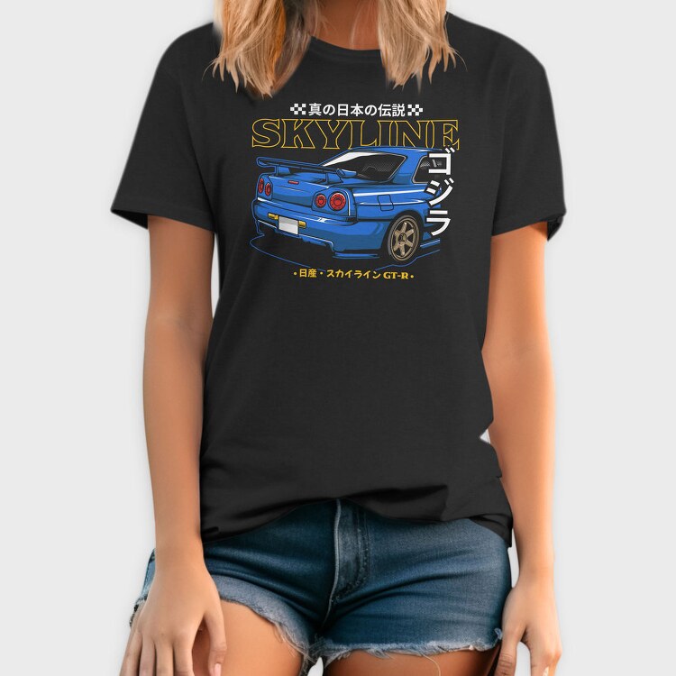 Skyline Gt R Racer, Tricou Barbati (Unisex)
