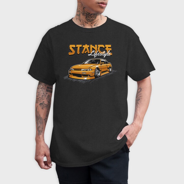 Orange Stance Style, Tricou Barbati (Unisex)