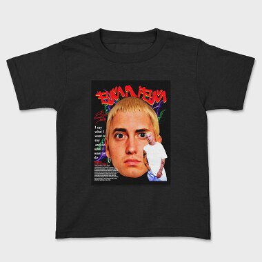 Eminem Face Art, Tricou Copii