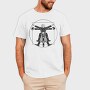 Vitruvian Man Bike, Tricou Barbati (Unisex)