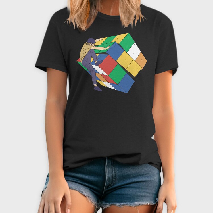 Cube Climber, Tricou Barbati (Unisex)
