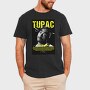 Tupac Yellow Tribute, Tricou Barbati (Unisex)