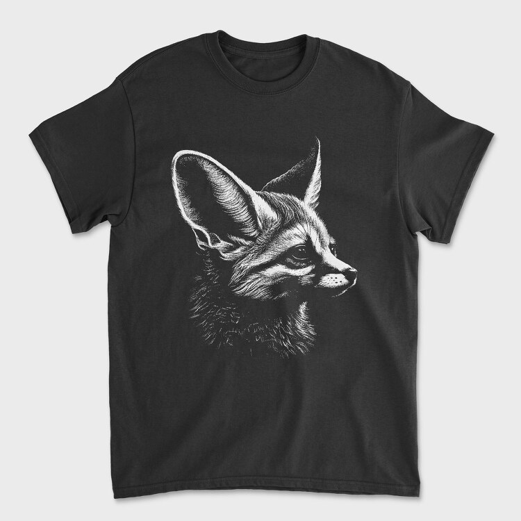 Attentive Fennec Fox, Tricou Barbati (Unisex)