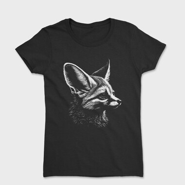 Attentive Fennec Fox, Tricou Femei