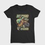 Awesome T Rex Monster Truck Dino School, Tricou Femei