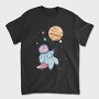 Axolotl Astronaut In Space, Tricou Barbati (Unisex)