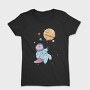 Axolotl Astronaut In Space, Tricou Femei